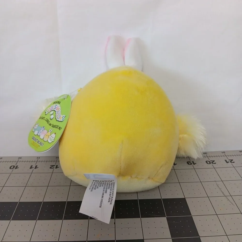 Squishmallow Aimee Yellow Chick w/ Bunny Ears-Rie Otter-Todd the Rooster Lot New